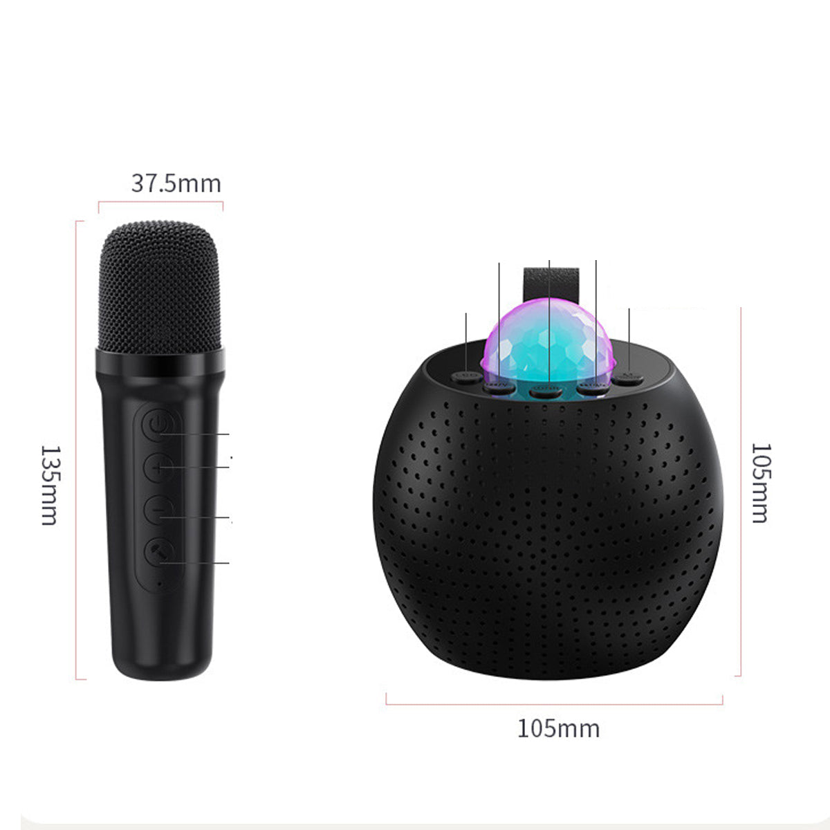 Sing A Song Karaoke Player With Dual Microphone And Bluetooth Speaker
