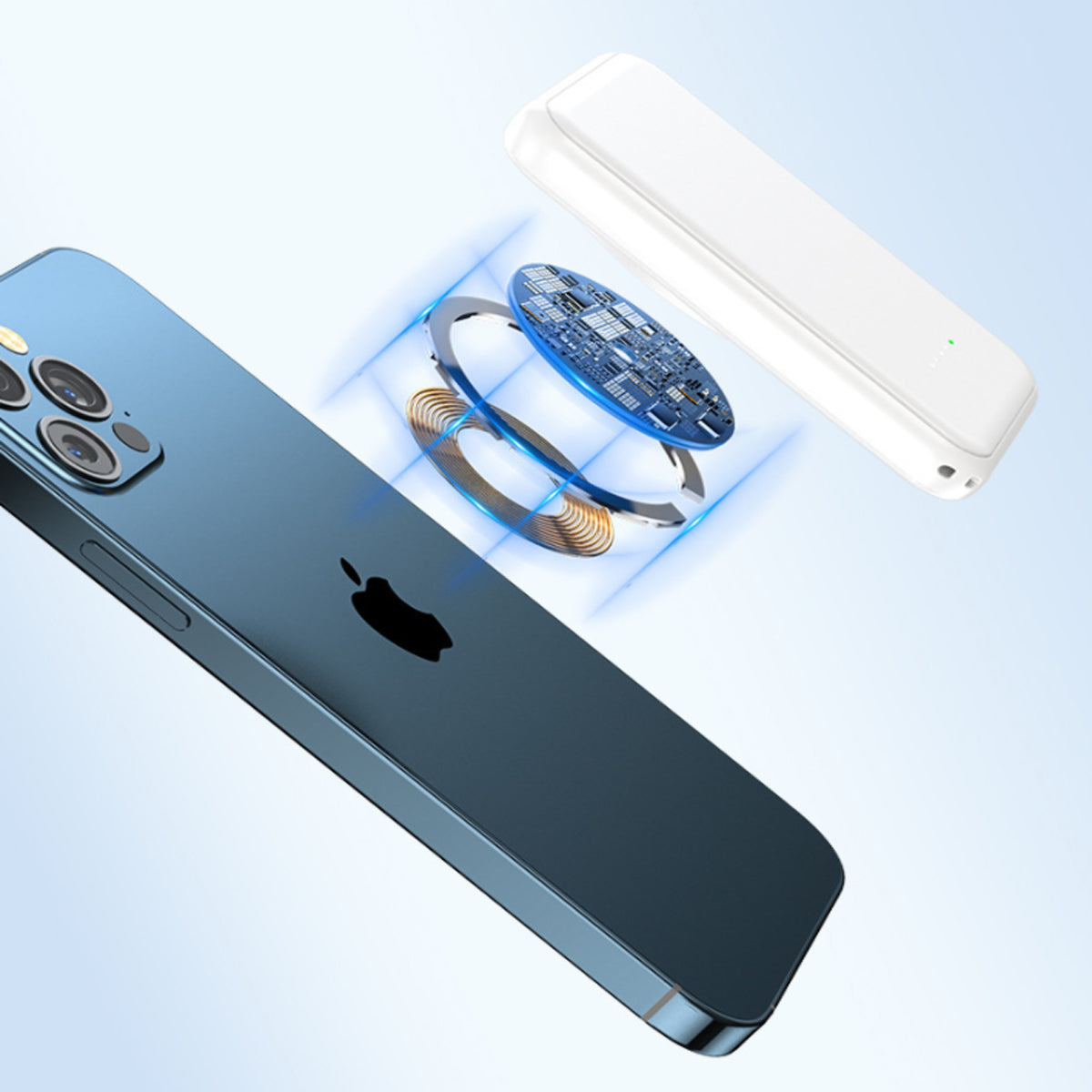 Portable Wireless Go Charger And Power Bank For Mobiles