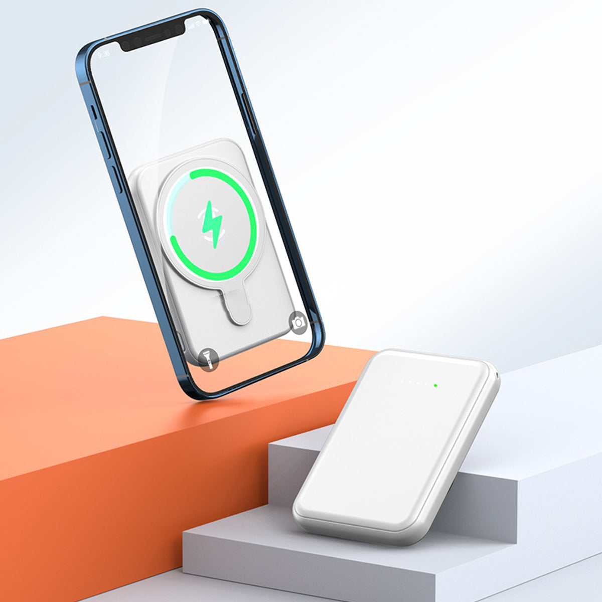 Portable Wireless Go Charger And Power Bank For Mobiles