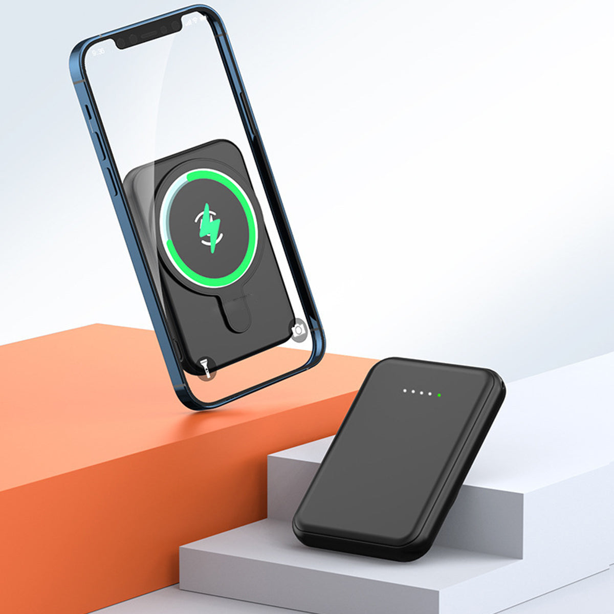 Portable Wireless Go Charger And Power Bank For Mobiles