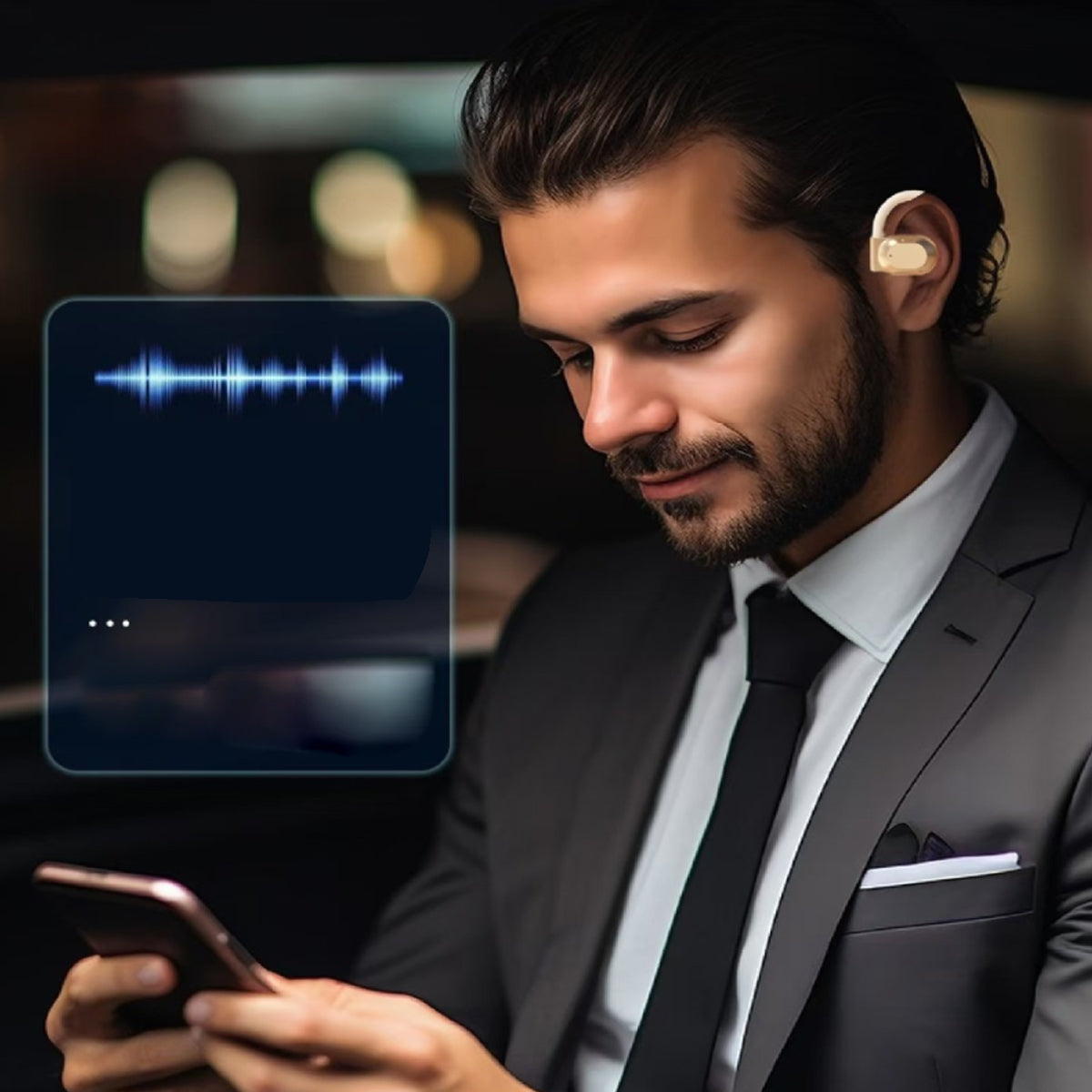 Smart Interpreter Pro AI Language Translator Wireless Bluetooth Headset