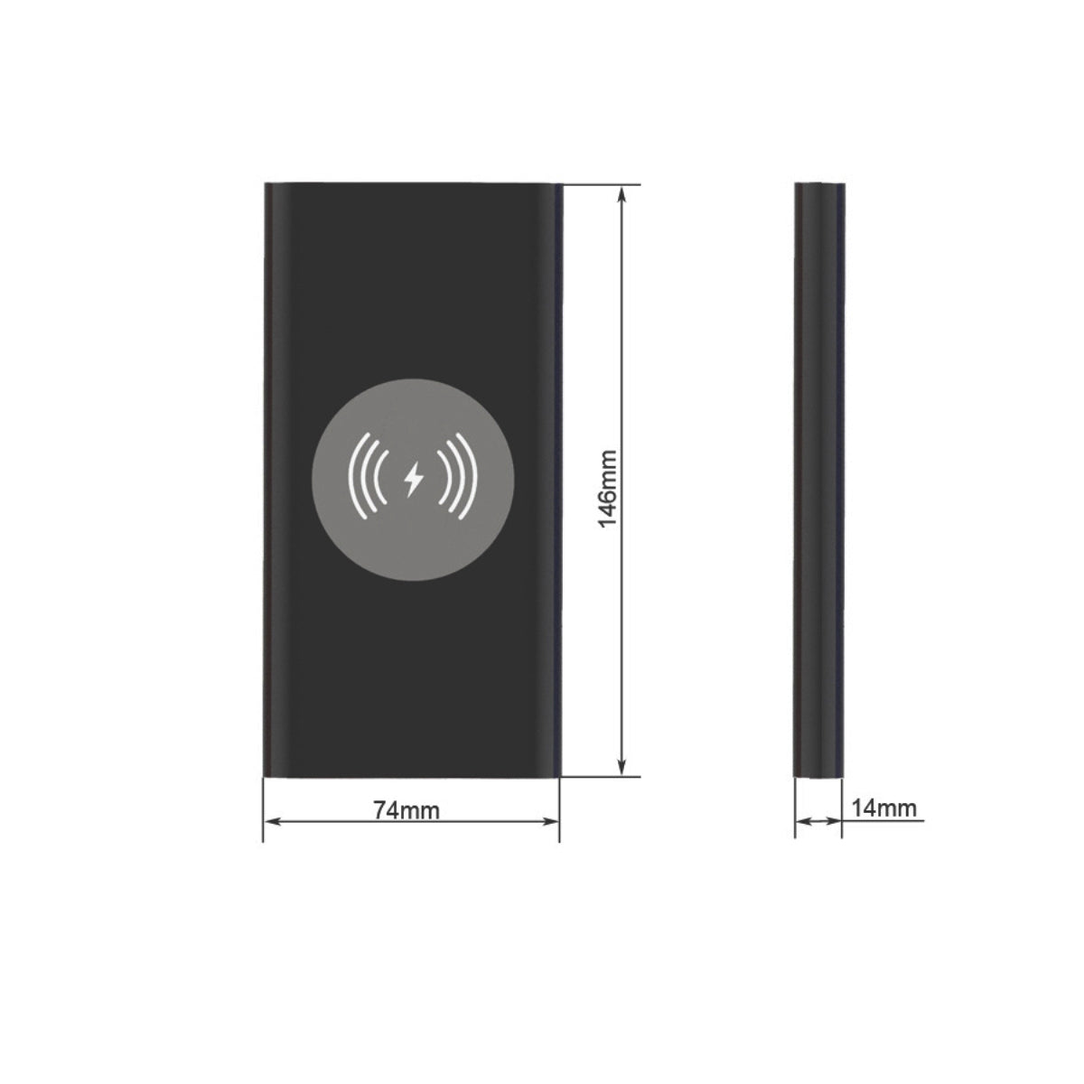 Powerful Portable Power Bank With Wireless Charger
