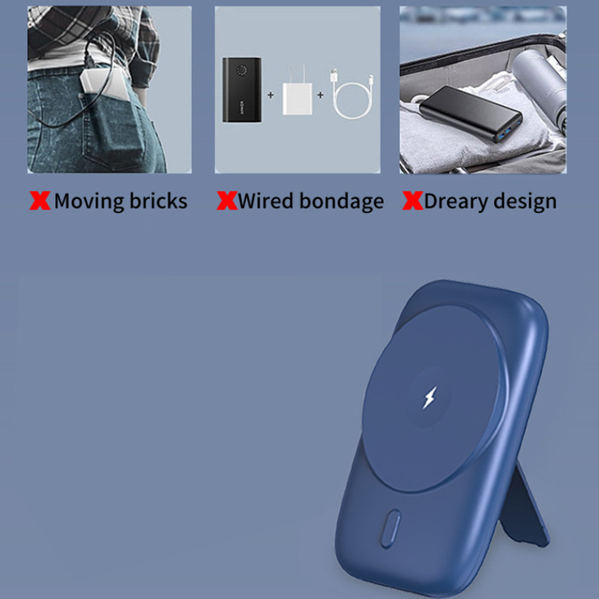 On The Spot Multi Charger for Mobile+Watch+Earbuds
