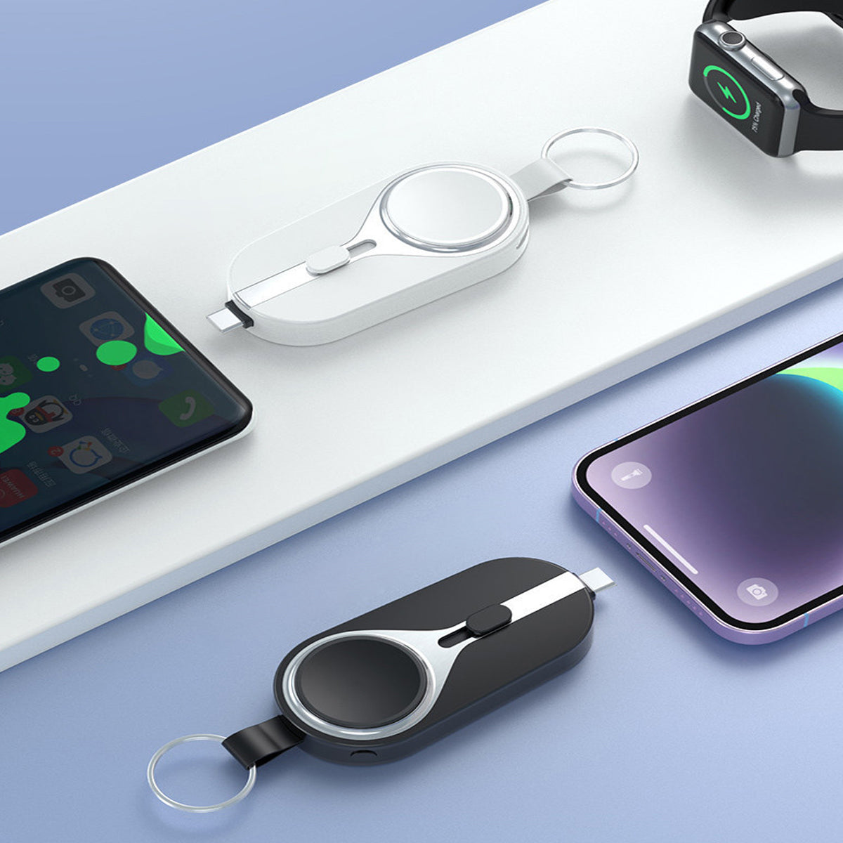 iCharge Nano Magnetic Keychain Mini Power Bank For Any Phone And Apple Watch