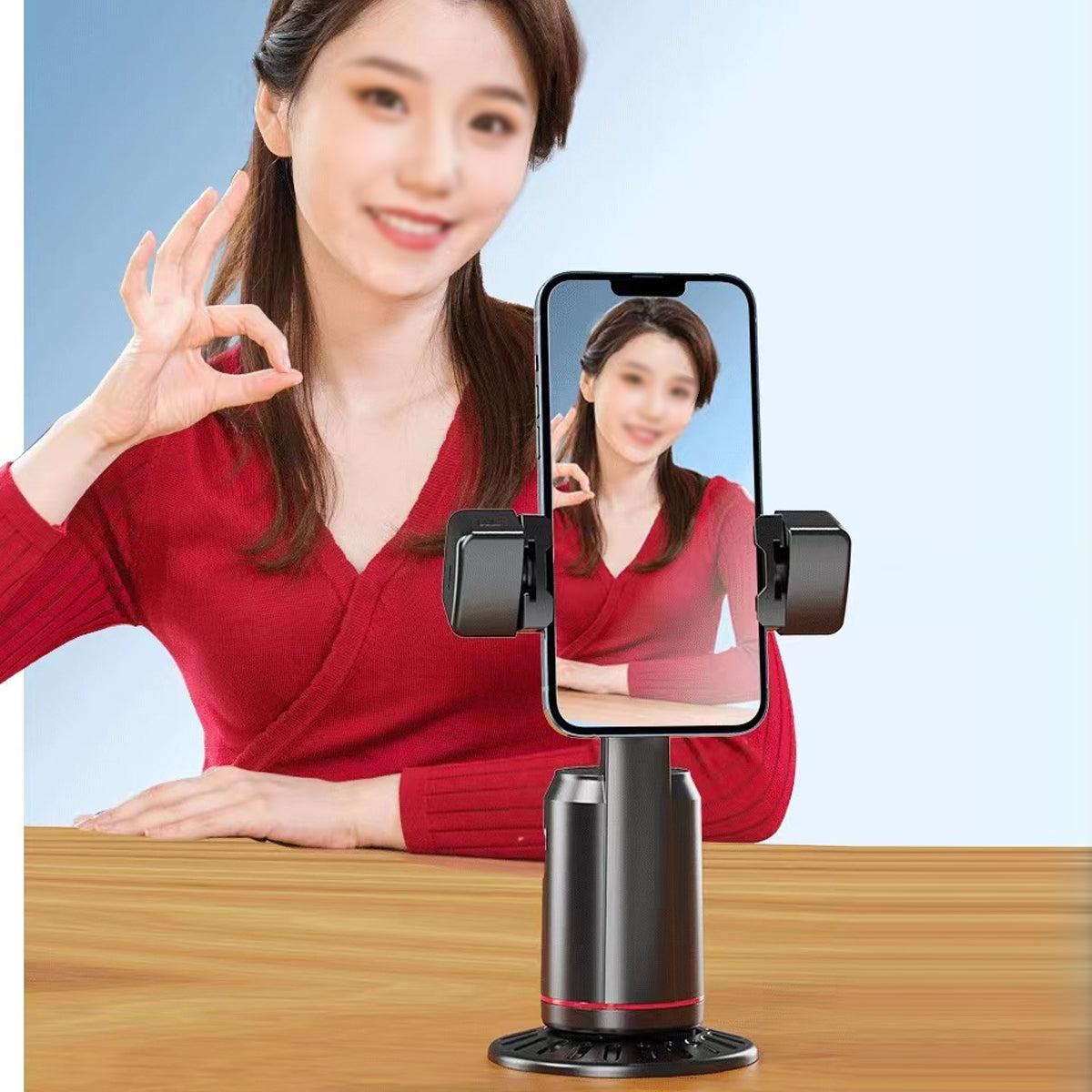 Smart Face AI Powered Gesture Control Mount For Your Phone Camera