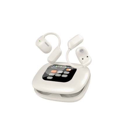 3 - In-1 Smart AI Translator And Out-Of-Ear Wireless Bluetooth Earphones