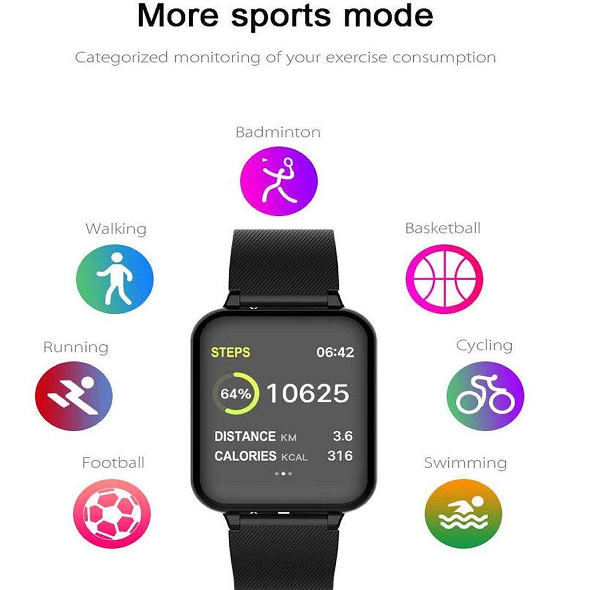 Smart Fit Total Wellness And Sports Activty Watch