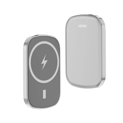Chargomate Magnetic Portable Wireless Charger And Power Bank For Apple And Android