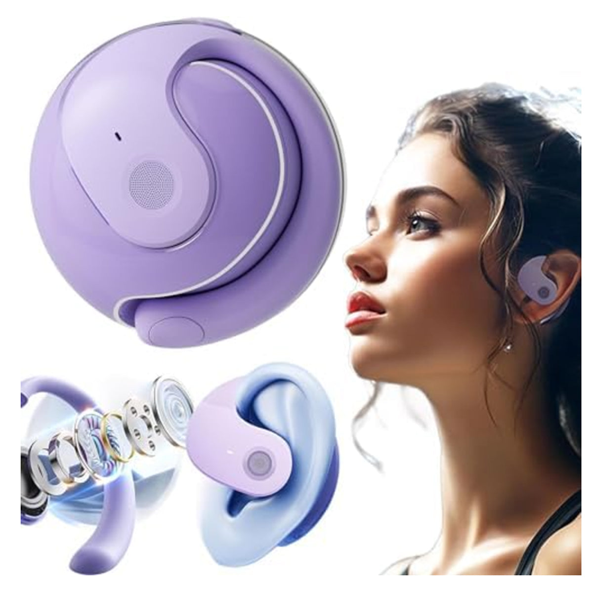 Smart Interpreter Pro AI Language Translator Wireless Bluetooth Headset