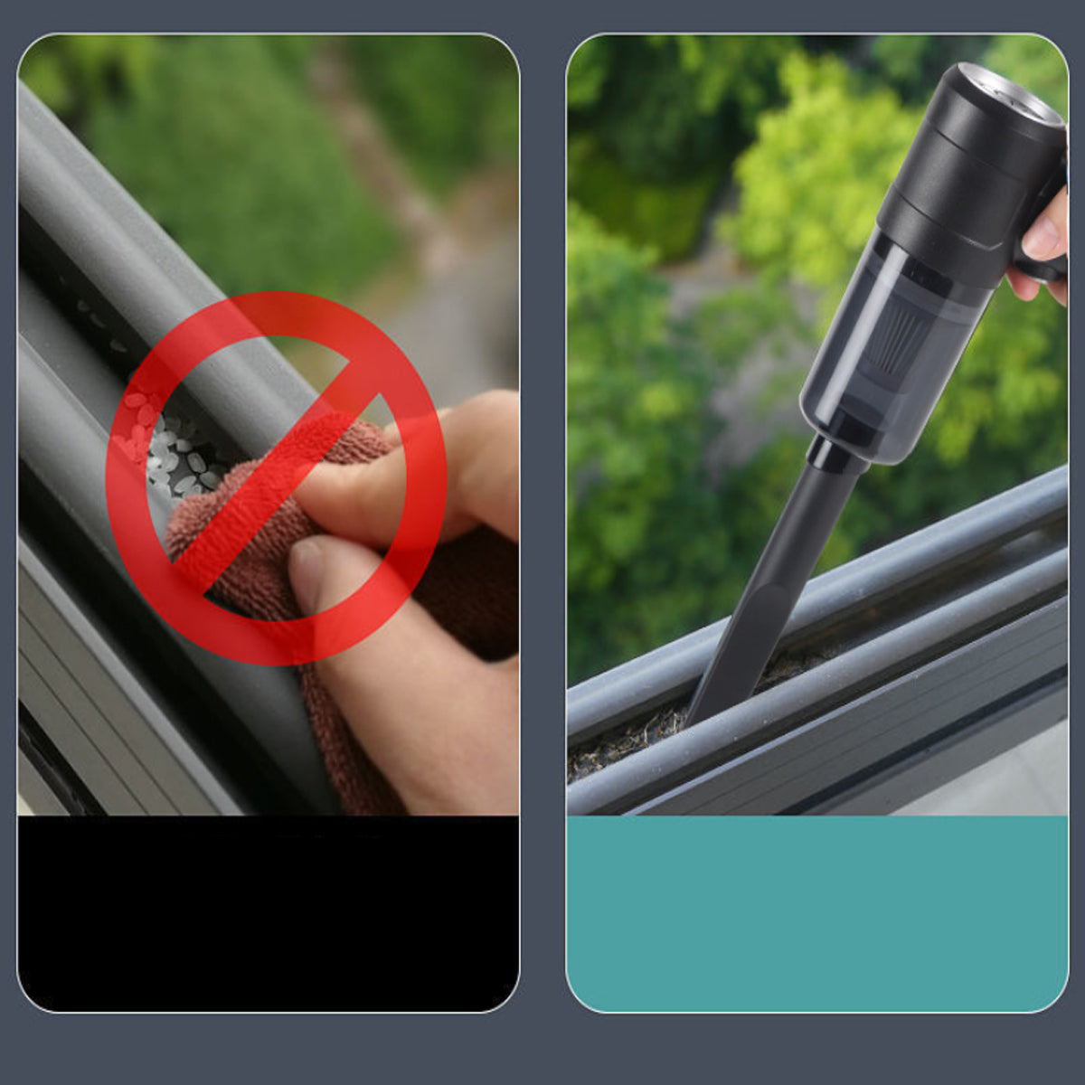 Mr. Compact Wireless Handheld Vacuum Cleaner For Car and Home