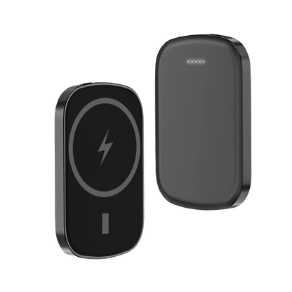Chargomate Magnetic Portable Wireless Charger And Power Bank For Apple And Android
