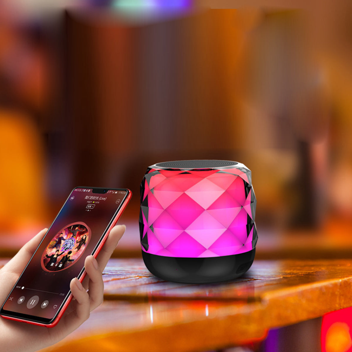 LED Stereo Bluetooth Mini Speaker