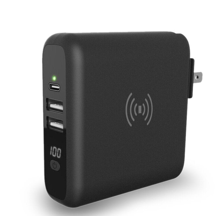 Global Gadget Worldwide Super Travel Wireless Charger With Multi Ports And Portable Charging
