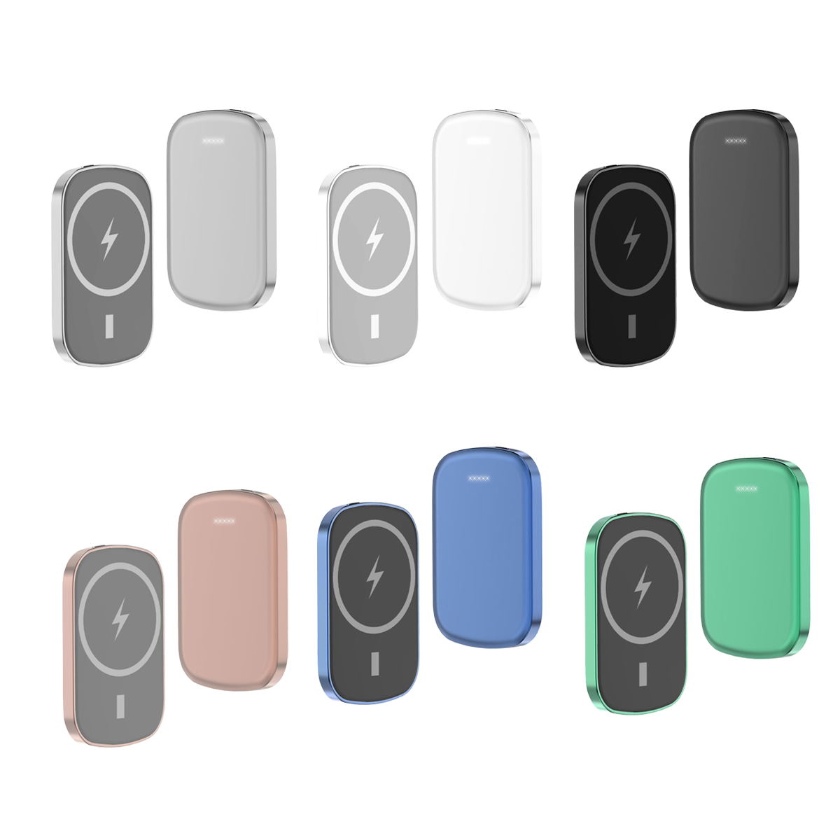 Chargomate Magnetic Portable Wireless Charger And Power Bank For Apple And Android