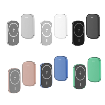 Chargomate Magnetic Portable Wireless Charger And Power Bank For Apple And Android