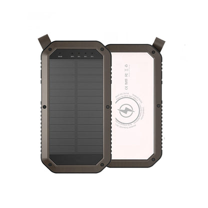 Sun Chaser Mini Solar Powered Wireless Phone Charger 10,000 mAh With LED Flood Light
