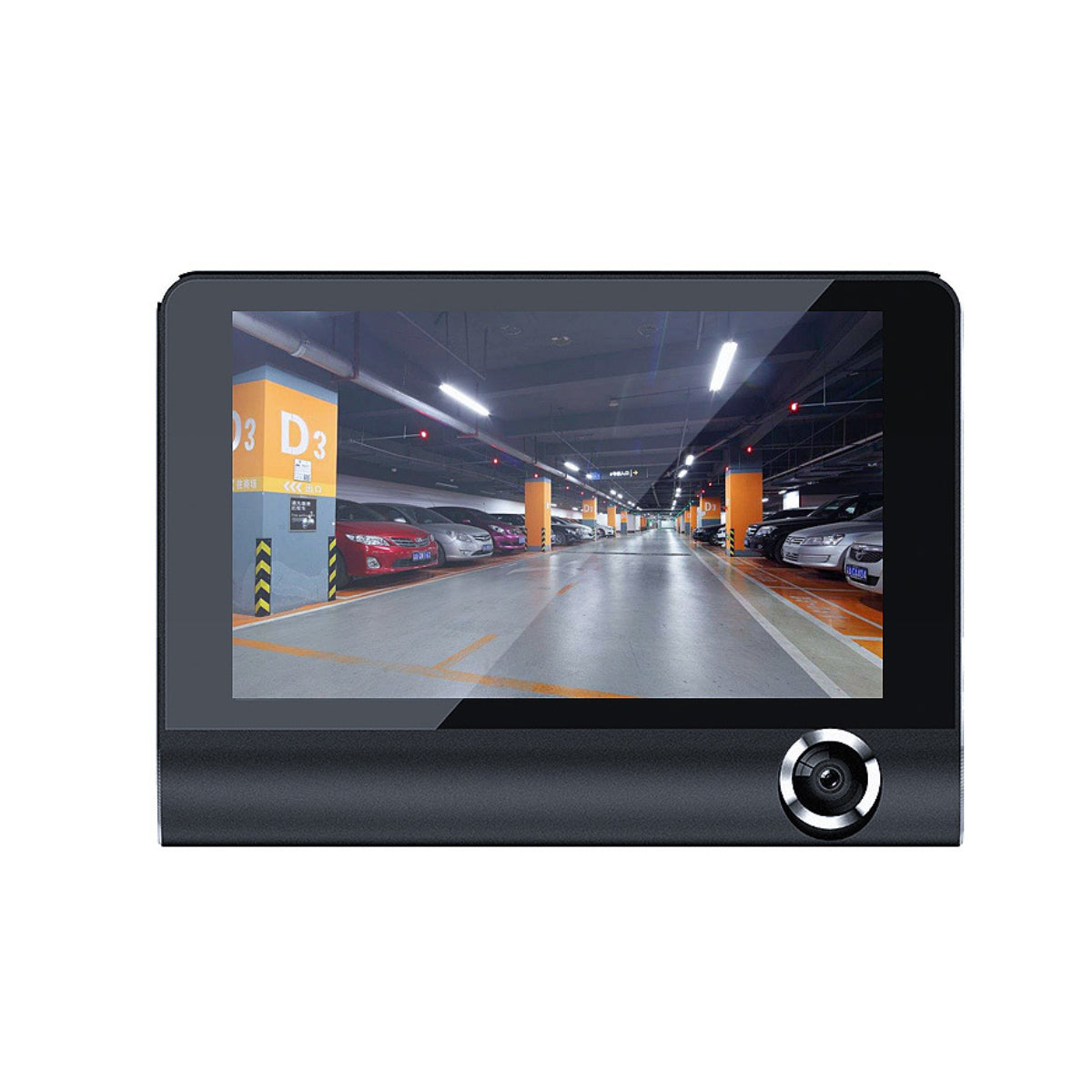 Safe Drive Dual Camera Car Dash Cam With Large Screen