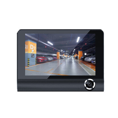 Safe Drive Dual Camera Car Dash Cam With Large Screen