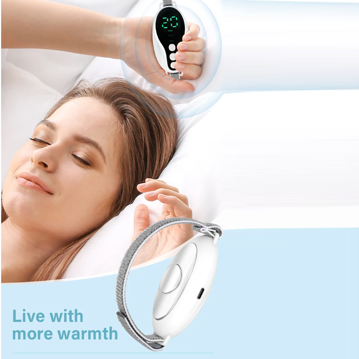 Calm Tech Plus Sleek Handheld Sleep And Stress Aid
