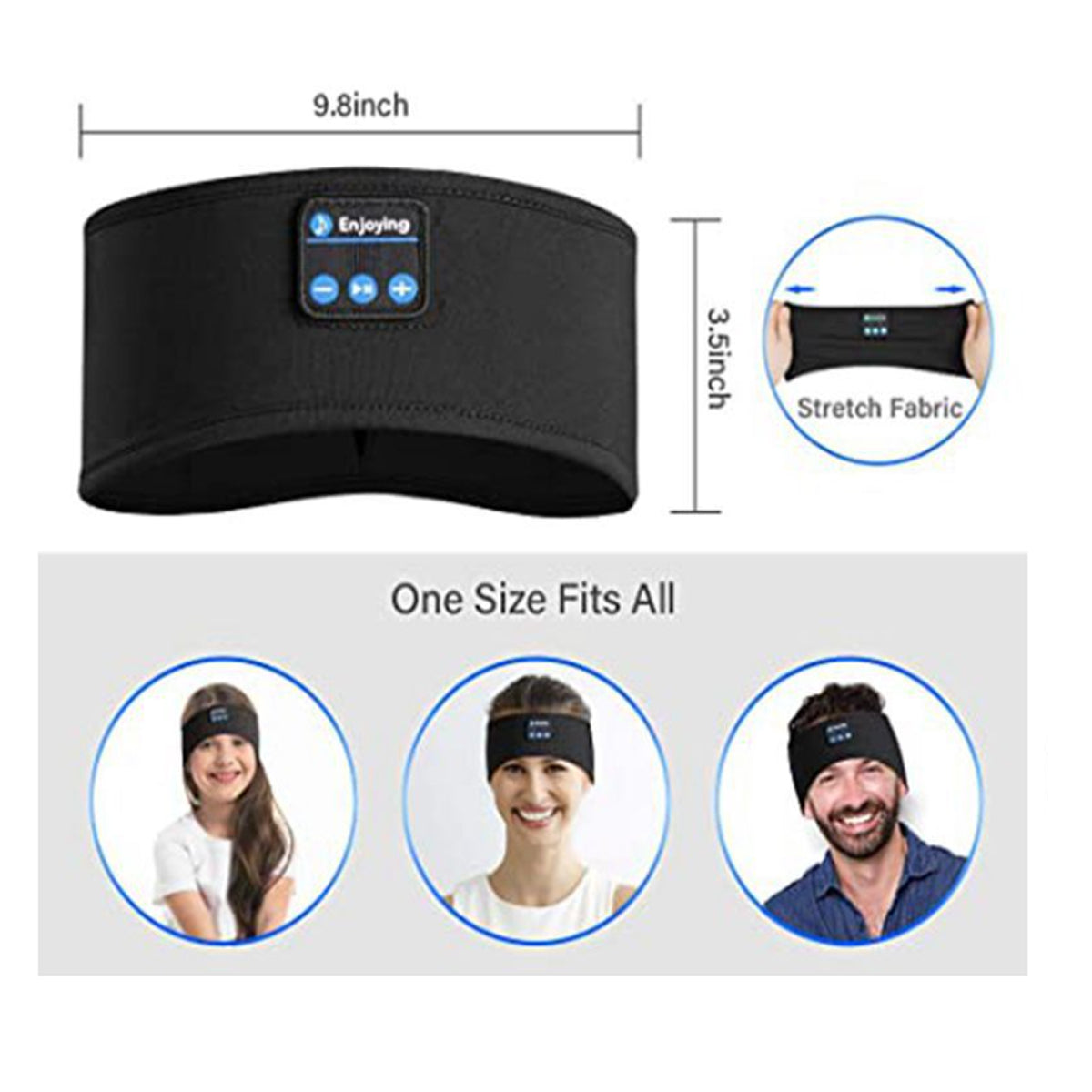 Cloud Headband With Bluetooth Speakers