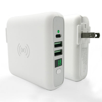 Global Gadget Worldwide Super Travel Wireless Charger With Multi Ports And Portable Charging