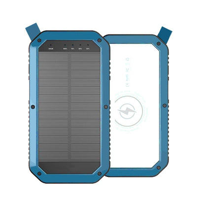 Sun Chaser Mini Solar Powered Wireless Phone Charger 10,000 mAh With LED Flood Light