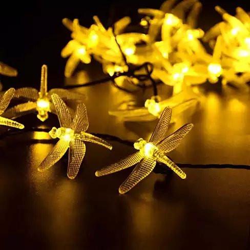 Solar Powered Firefly LED Light Strings