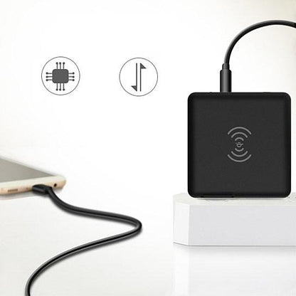 Global Gadget Worldwide Super Travel Wireless Charger With Multi Ports And Portable Charging
